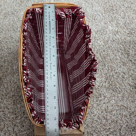 1998 Longaberger Christmas Collection Holiday Sleigh Basket - Picture 5 of 5